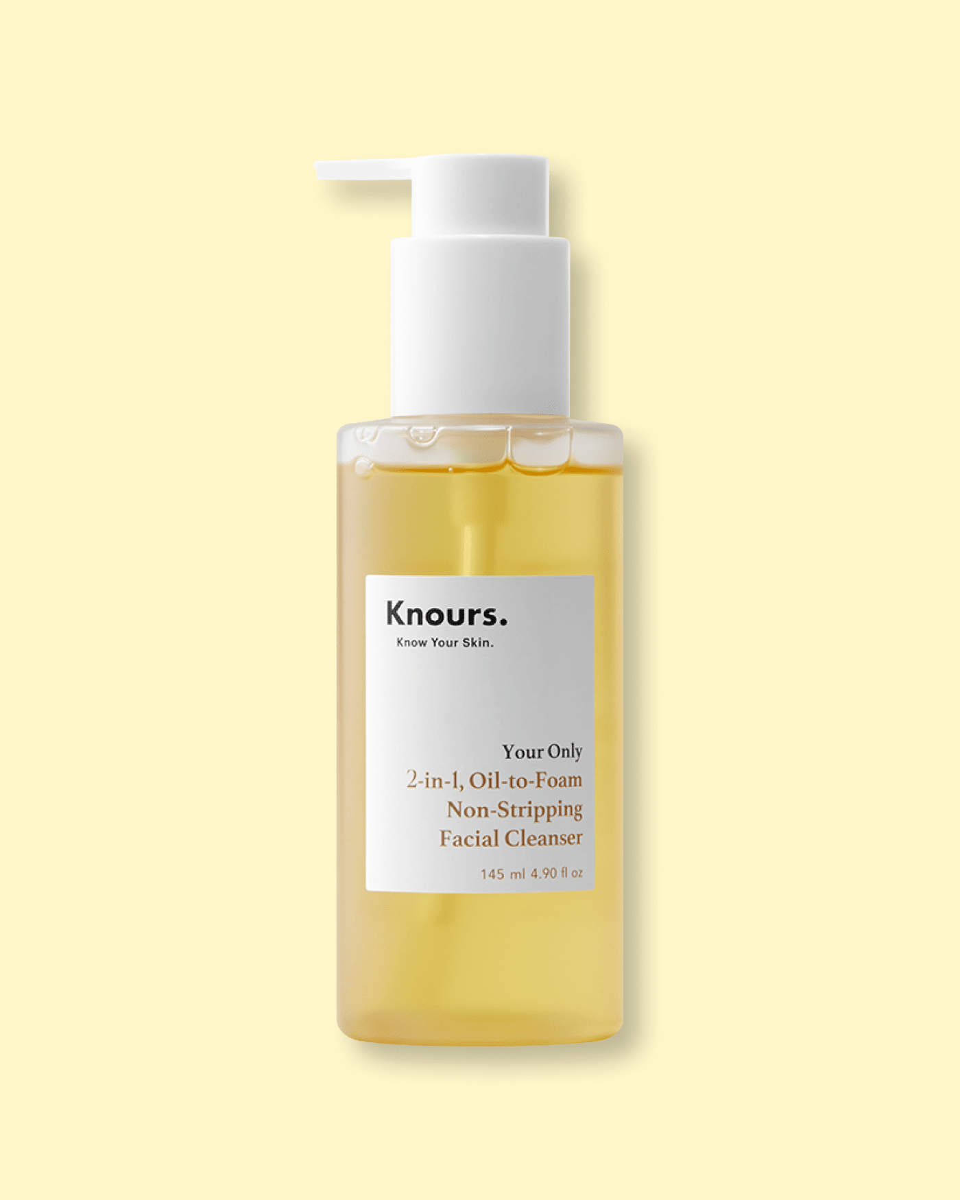 2-in-1, Oil-to-Foam Non-Stripping Facial Cleanser