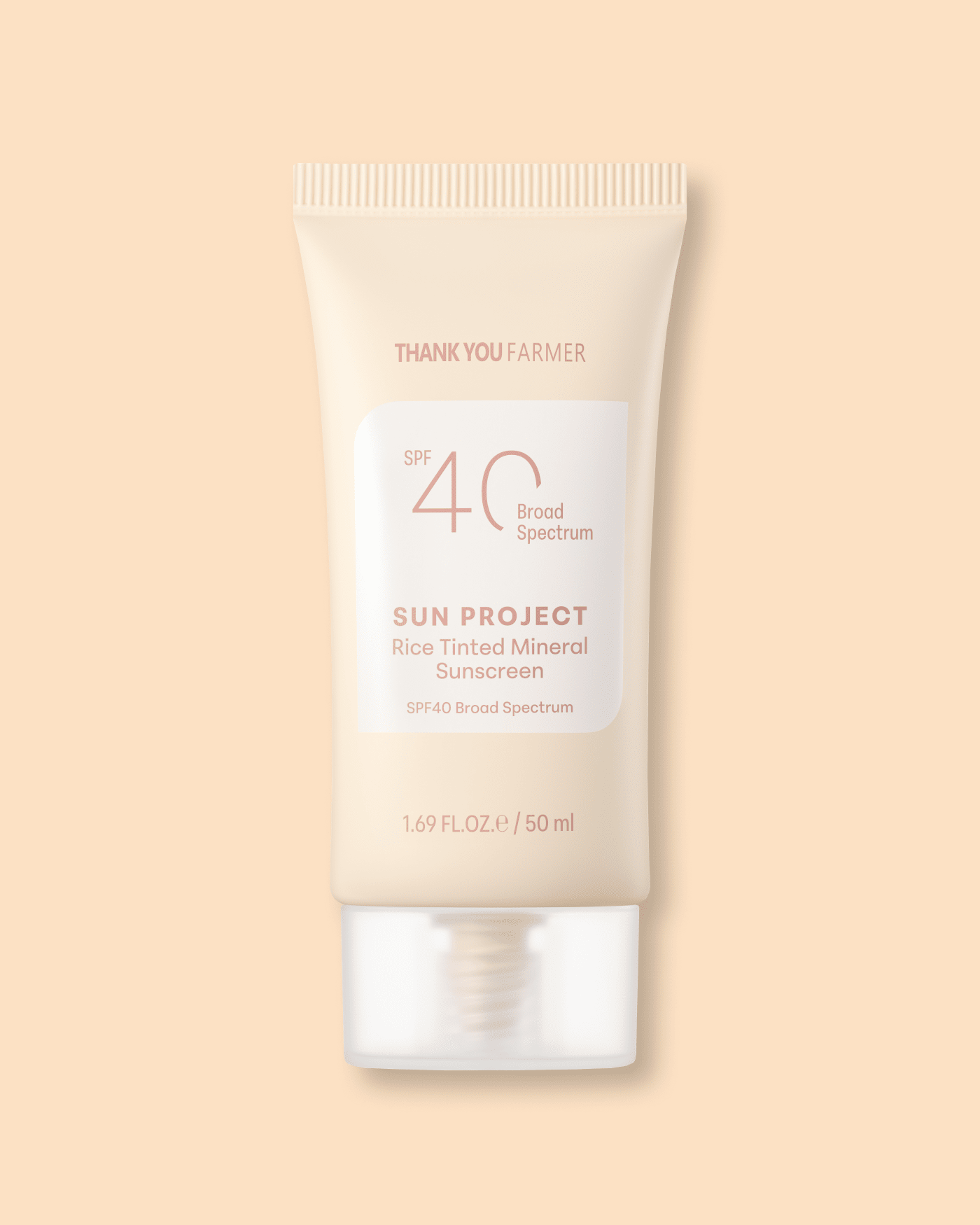 Sun Project Rice Tinted Mineral Sunscreen SPF 40 Broad Spectrum