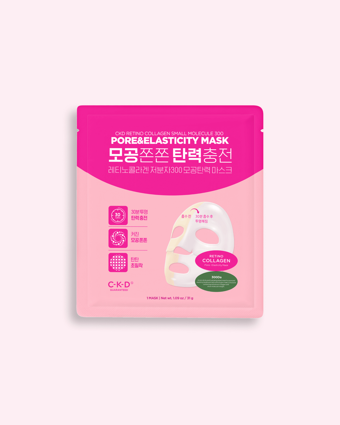 Retino Collagen Small Molecule 300 Pore & Elasticity Mask