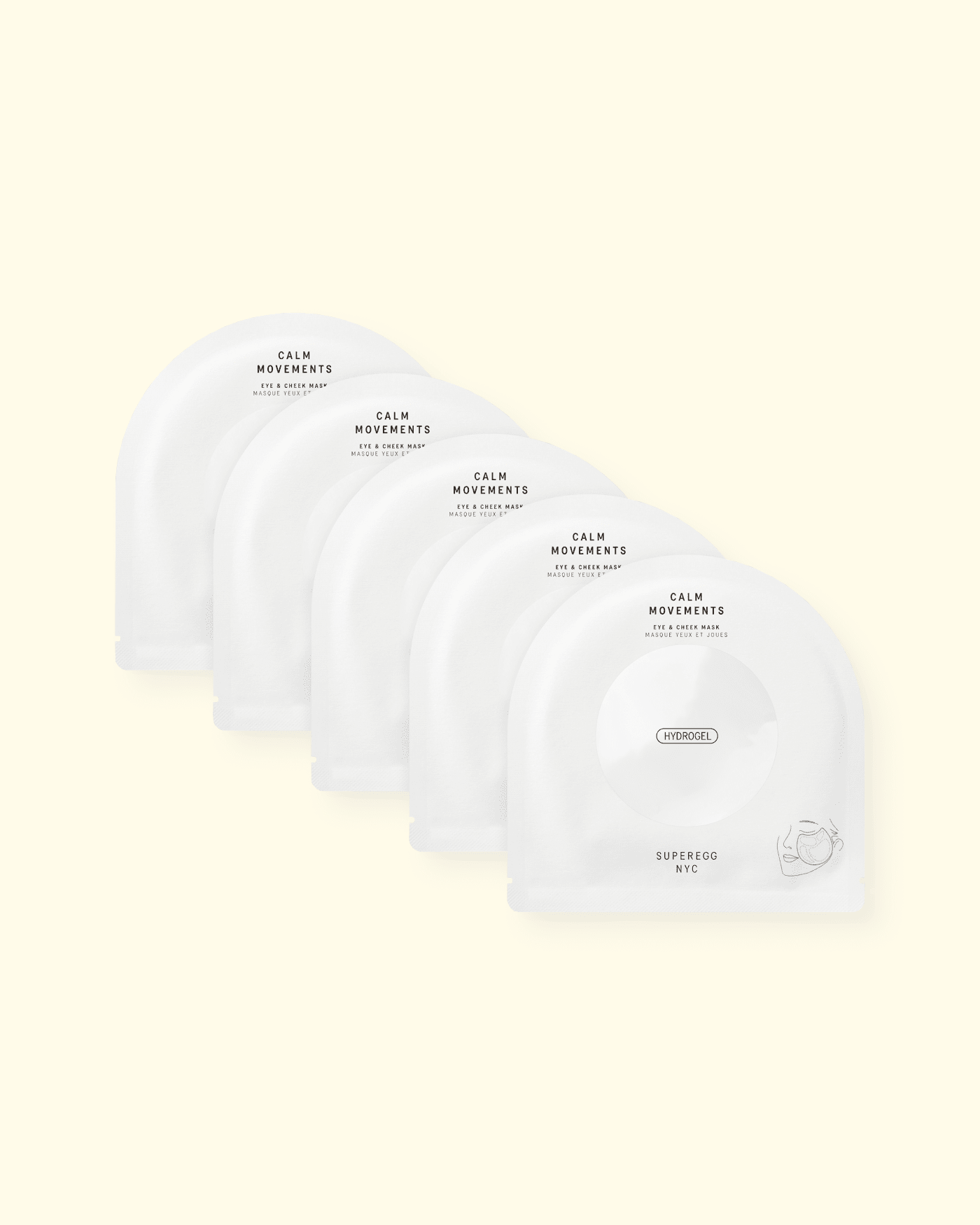 Calm Movements Eye & Cheek Mask (Set of 5)